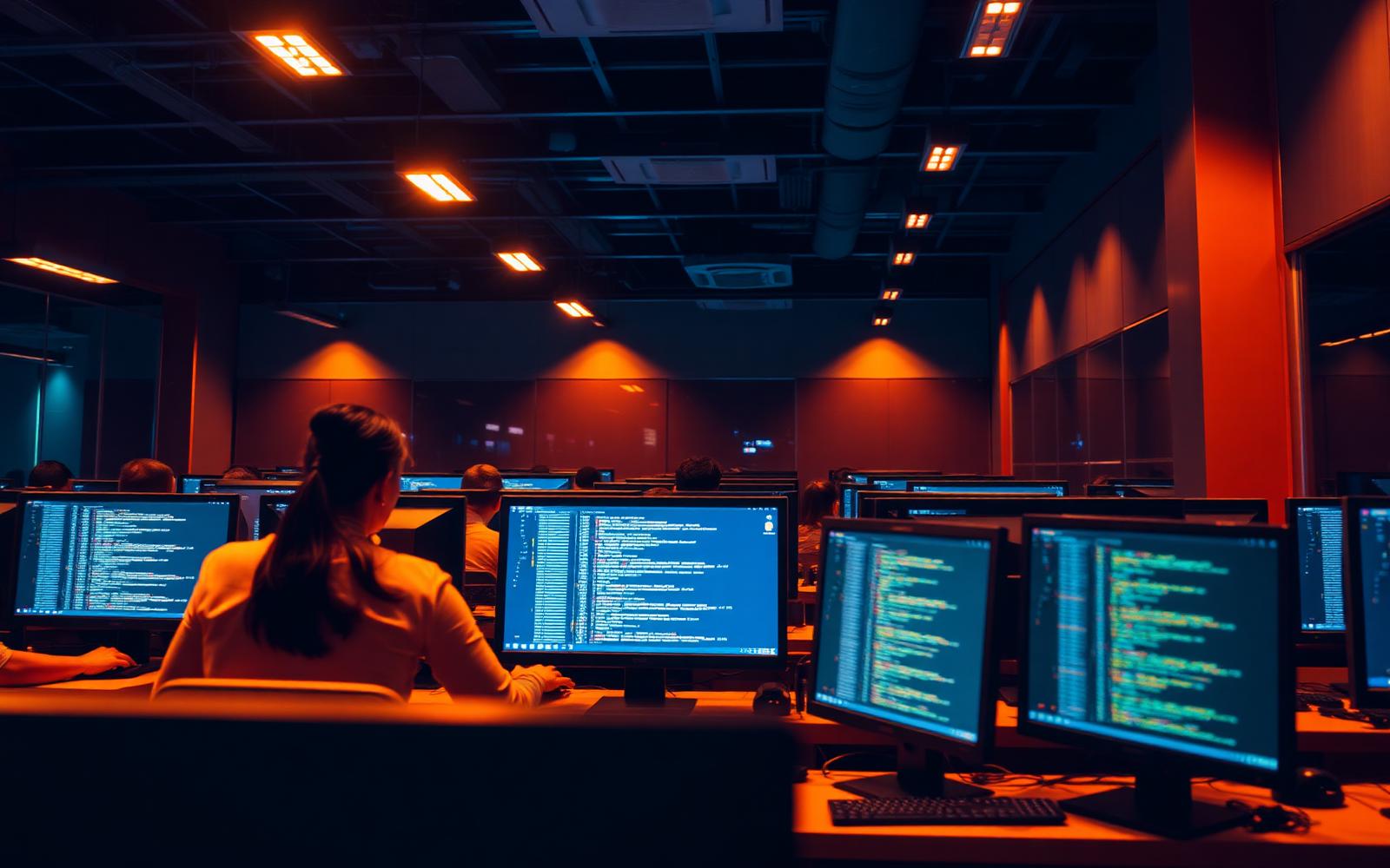 AL Falah IT Academy computer lab